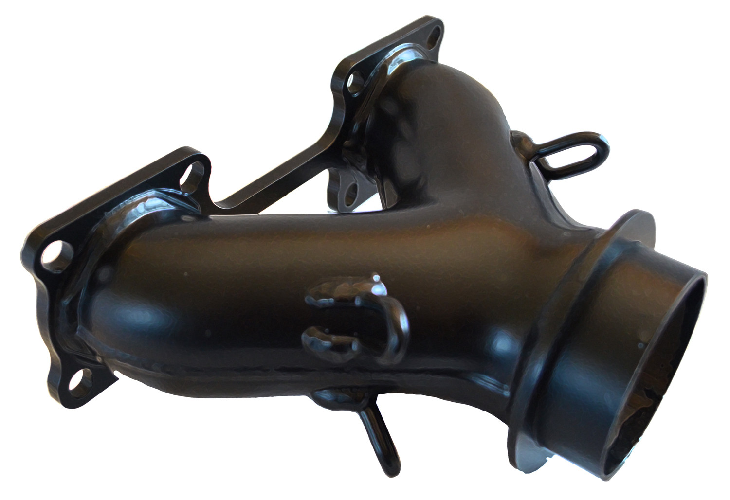 Snowmobile Exhaust Y-Pipe - 07-09 Arctic cat F8/M8/Crossfire 8 - Click Image to Close