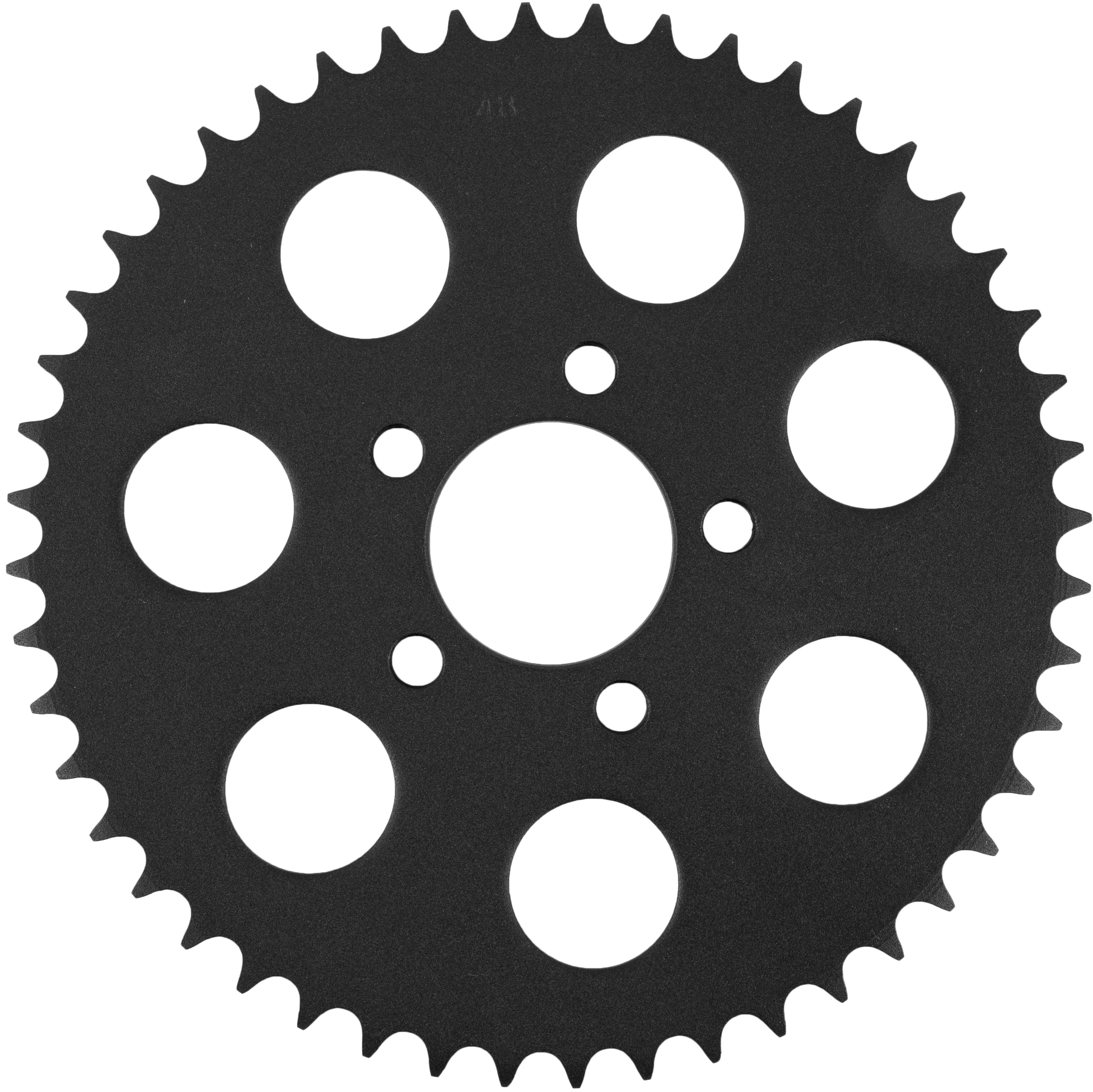 HardDrive Textured Black Rear Sprocket 48T For Harley Big Twin 2000-13 - 48 tooth rear sprocket for Harley Big Twin 2000-13 - Click Image to Close