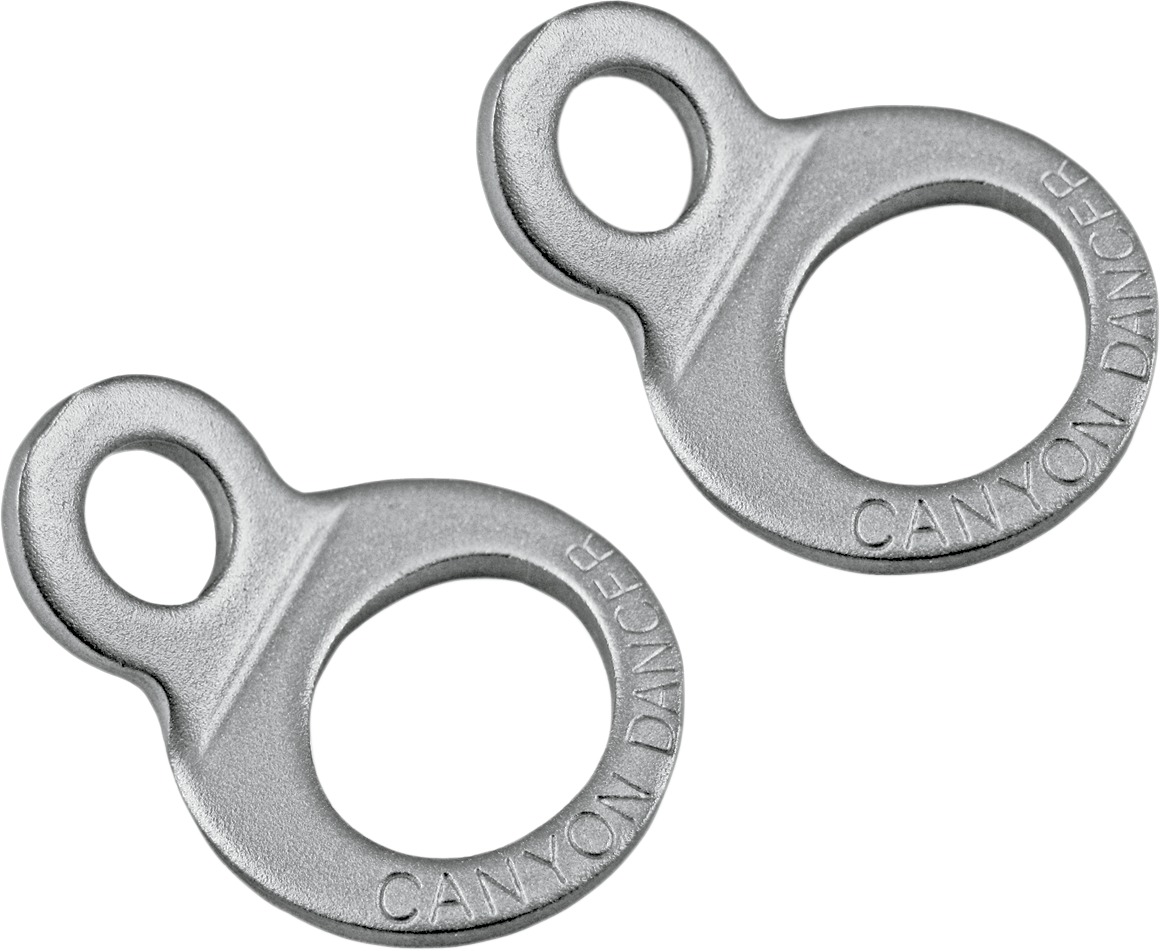 Canyon Dancer Strap Ring Tie-Down Mount - Pair - Universal stainless steel strap ring tie-down mount - Click Image to Close