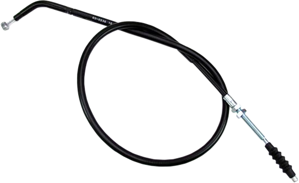 Black Vinyl Clutch Cable - 87-90 Honda CBR600F - Click Image to Close