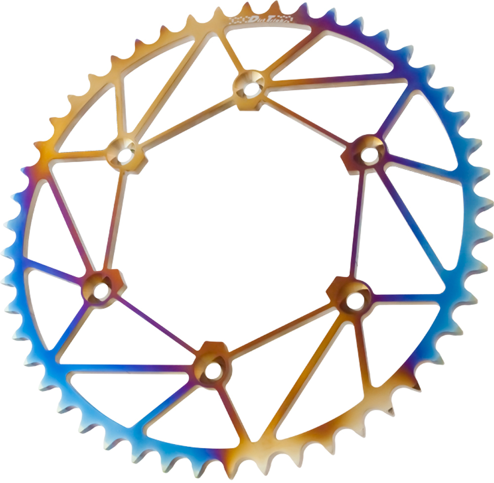 Dirt Tricks Chromoly Zirconium Rear Sprocket 48T Chrome KTM/Husqvarna - 48 tooth rear sprocket For KTM & Husqvarna models - Click Image to Close