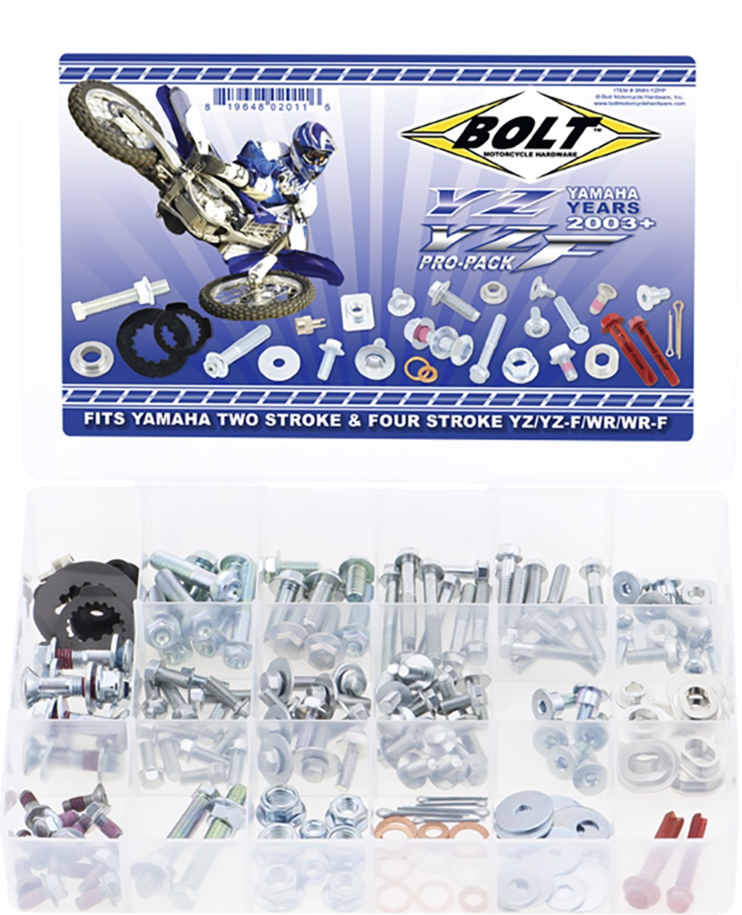 Bolt Pro-Pack Hardware Kit For Yamaha YZ/YZF - Click Image to Close