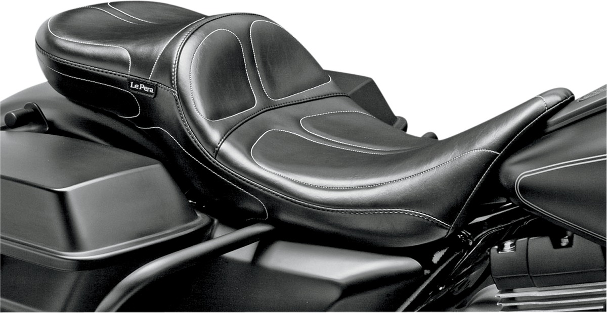 Le Pera Maverick Daddy Long Legs Seat LK-957DL For 08-23 HD Touring - Click Image to Close