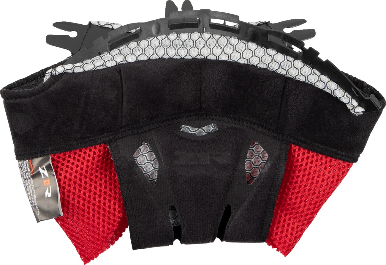 Z1R Youth F.I. Helmet Liner Small Black/Red - Replacement liner for Z1R Youth F.I. helmets - Click Image to Close