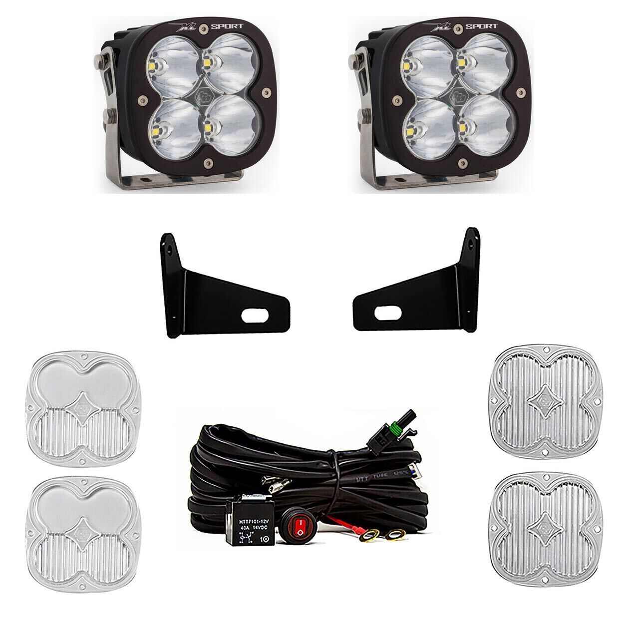 Baja Designs A-Pillar Light Kit XL Sport Fits 17-19 Can-Am Maverick X3 X ds - Click Image to Close