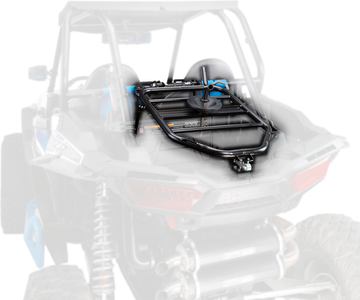 Lift-Up Spare Tire Carrier - For Polaris RZR XP 1000 - Click Image to Close