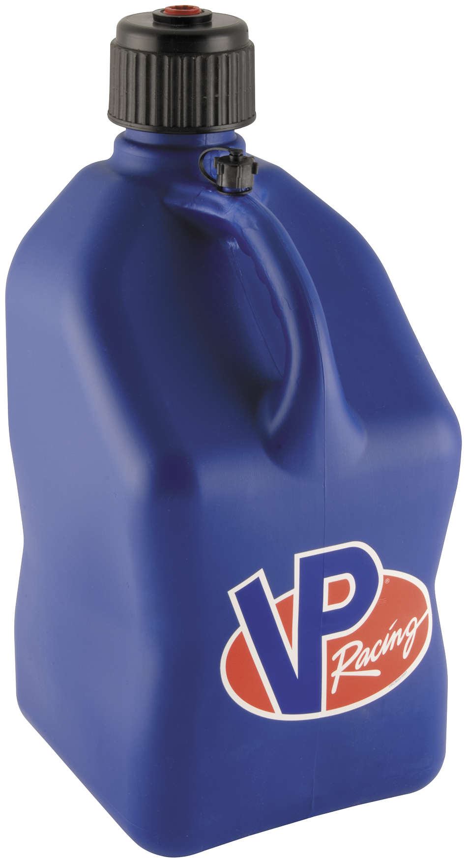 5.5 Gallon Motorsports Fluid Container - Blue Jug & Black Top - Click Image to Close