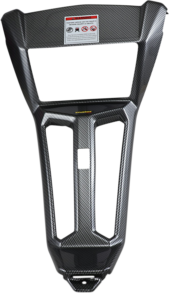 Front Console Black Carbon - For 16-20 Yamaha YXZ1000R/SS - Click Image to Close