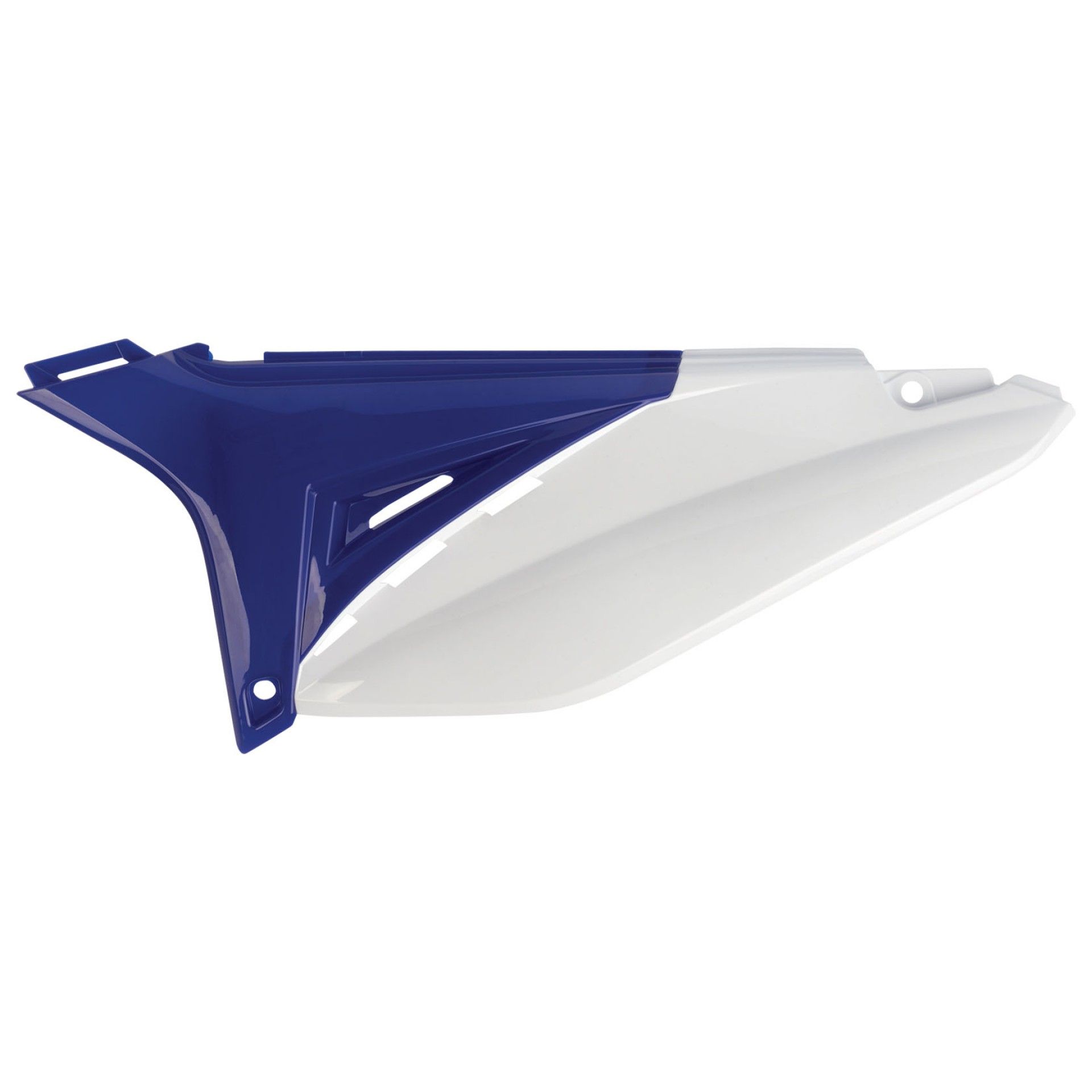 Plastic Side Panels - Blue/White - 14-16 Sherco SE-R SEF-R - Click Image to Close