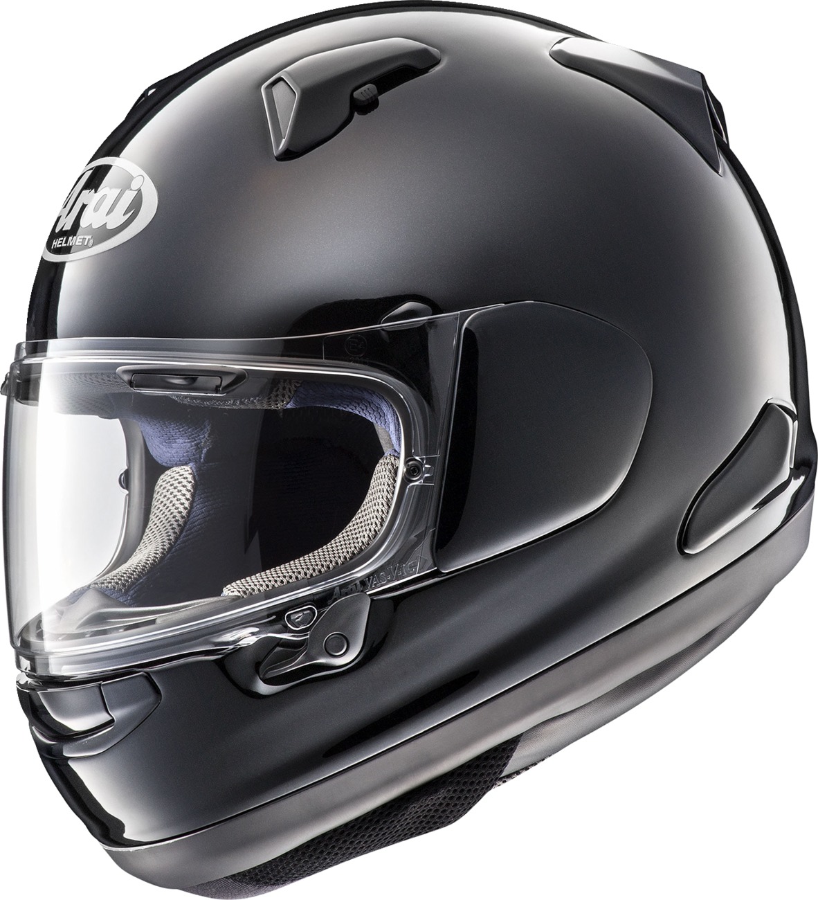 Arai Quantum-X Solid Helmet Diamond Black S - Full-face helmet in Diamond Black, size S - Click Image to Close