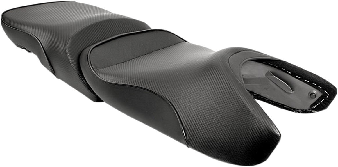 World Sport Performance Plain CarbonFX Vinyl 2-Up Seat - Black - ST1300 - Click Image to Close