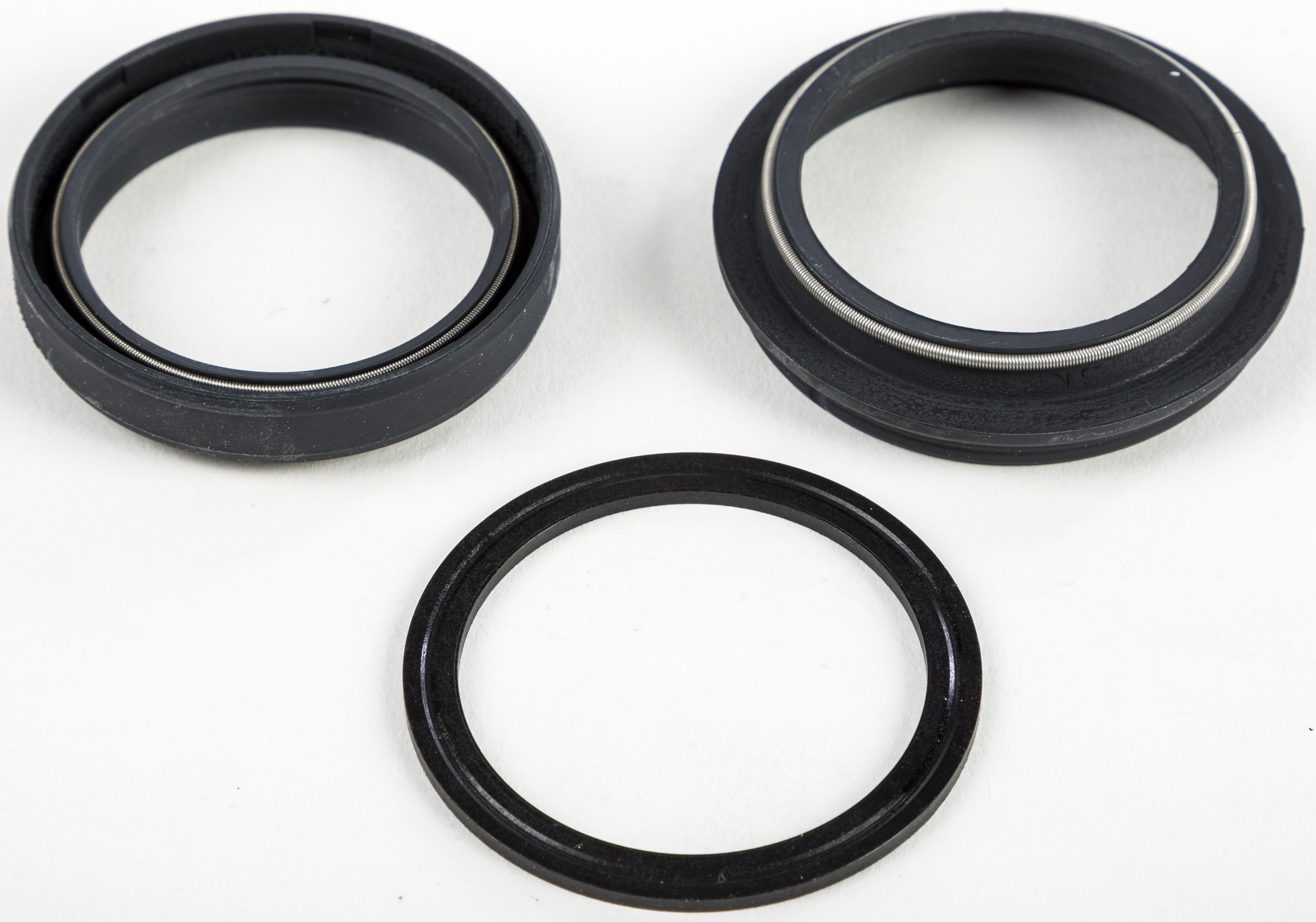 43mm Black Fork Seal Kit - For Single Fork - Fits most 43mm Showa Forks - Click Image to Close