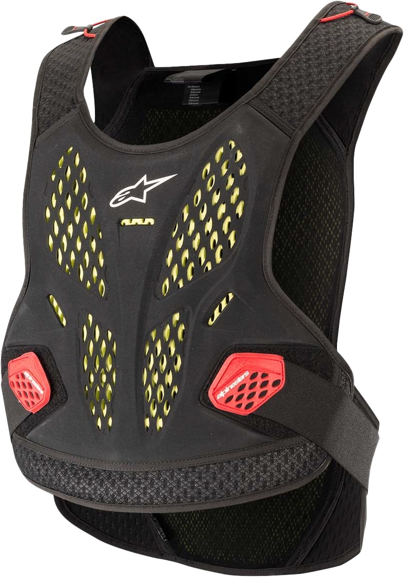 Alpinestars Sequence Chest Protector Black/Red M/L - Protective gear For safety and comfort - Click Image to Close