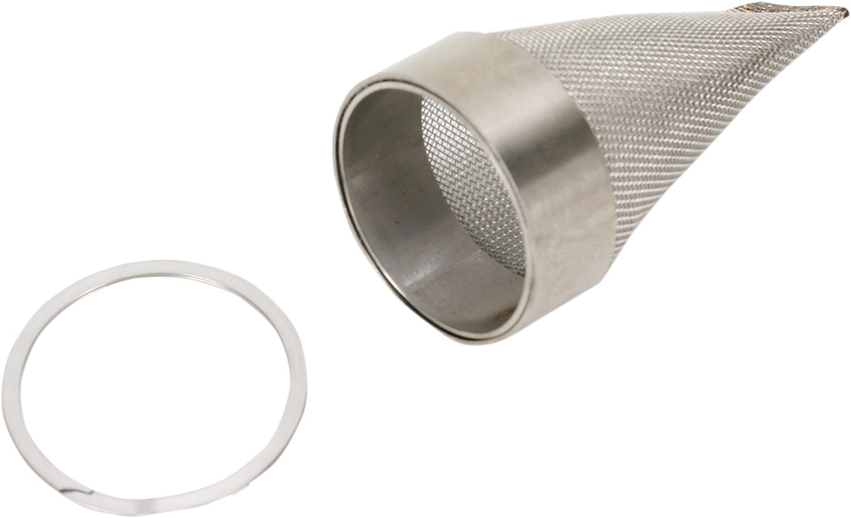RCT Spark Arrestor Screen w/ Retainer Ring - For "Small" (~43mm) Outlet 4T FMF Mufflers - Click Image to Close