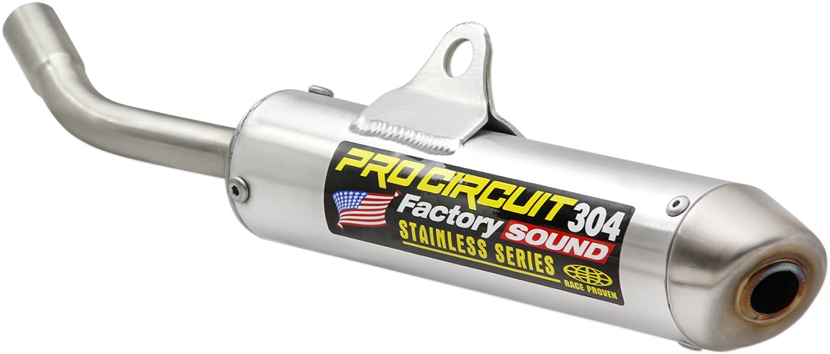 304 Aluminum Slip On Exhaust Silencer - For 19-20 Yamaha YZ85 - Click Image to Close