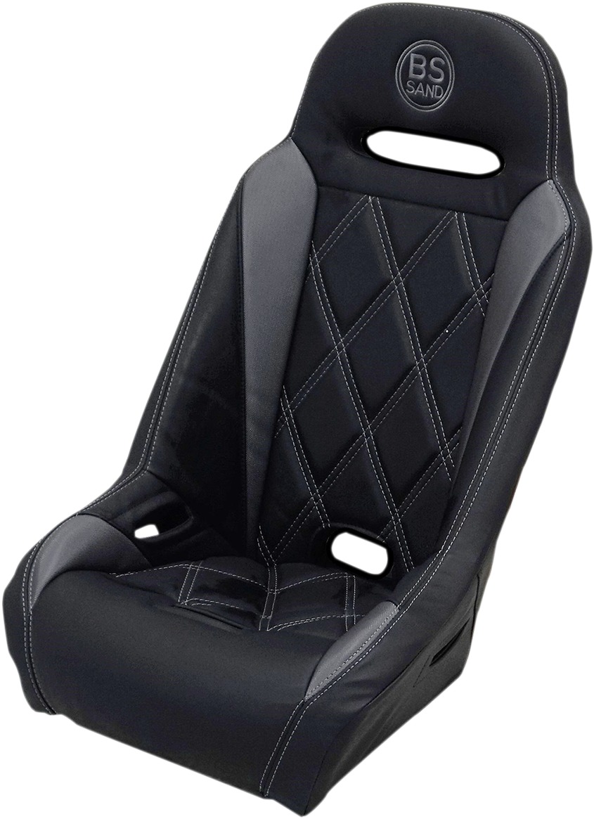 Black/Gray Extreme Diamond Front Seat - For 20+ Polaris RZR Pro XP - Click Image to Close