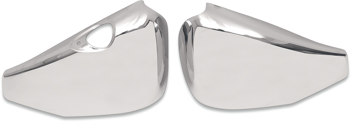 Drag Specialties Oil Tank Side Cover Right Chrome For Harley Sportster - Chrome right oil tank side cover For Harley Sportster - Click Image to Close
