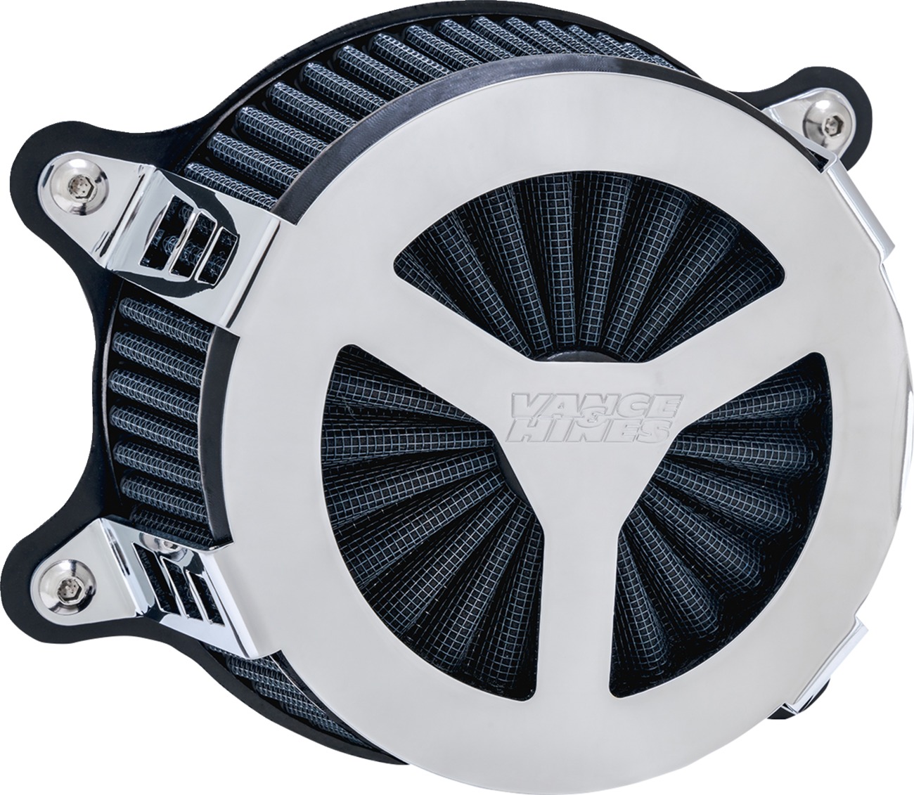 Vance & Hines VO2 Radiant III Intake Chrome Fits HD Touring 08-16 - Click Image to Close