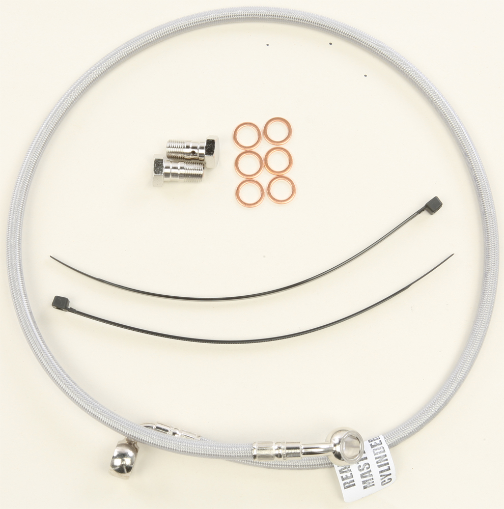 Stainless Steel Rear Brake Line - For 2016 KTM 390 RC390 - Click Image to Close