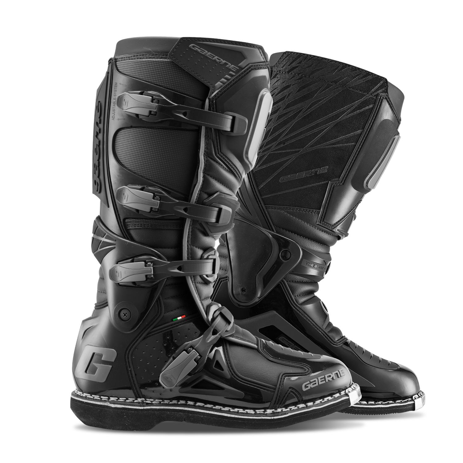 Gaerne Fastback Endurance Boot Midnight Size 11 - Offroad boot with ankle support and Enduro sole - Click Image to Close