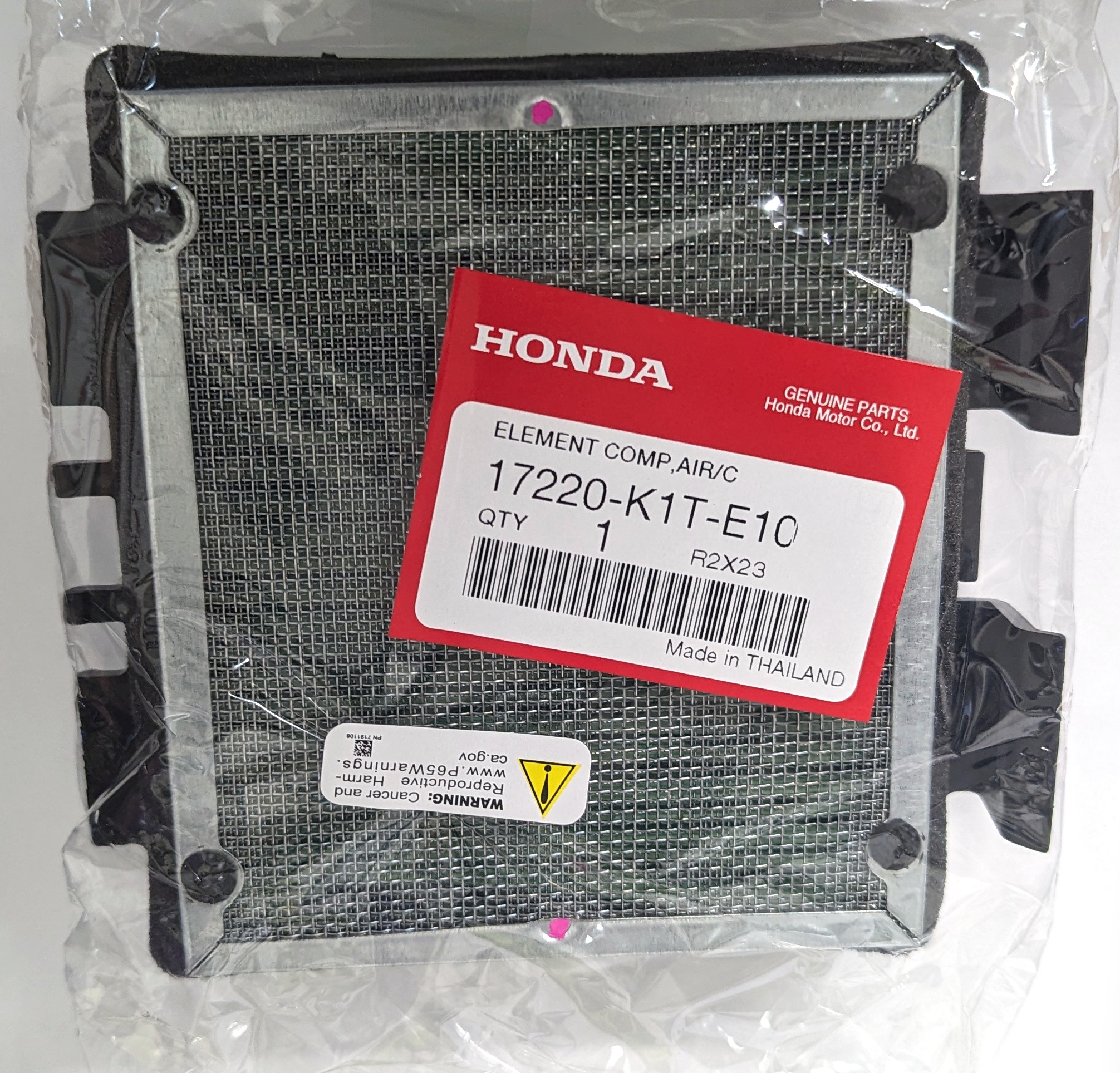 Replacement Air Filter Element - For 21-24 Honda CRF300L - Click Image to Close