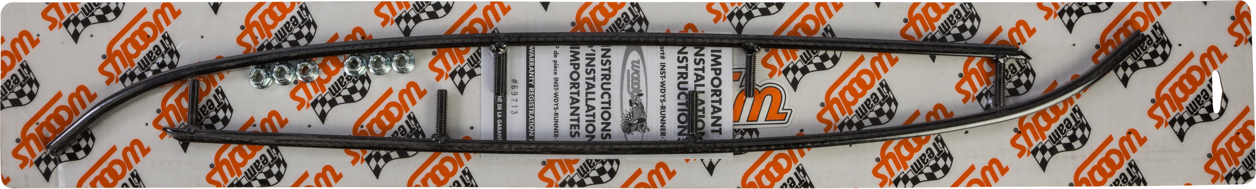 Woodys Standard Wear Bar Runners RUP-1225 - Standard wear bar runners for POL snowmobiles - Click Image to Close