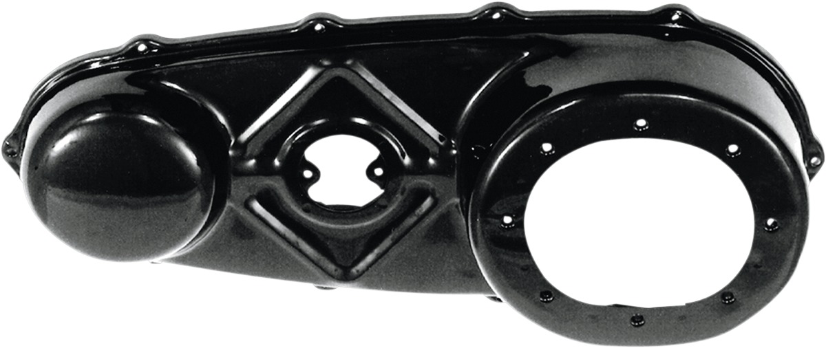 Paughco Outer Primary Cover Black Fits 1936-1954 Knucklehead/Panhead - Click Image to Close