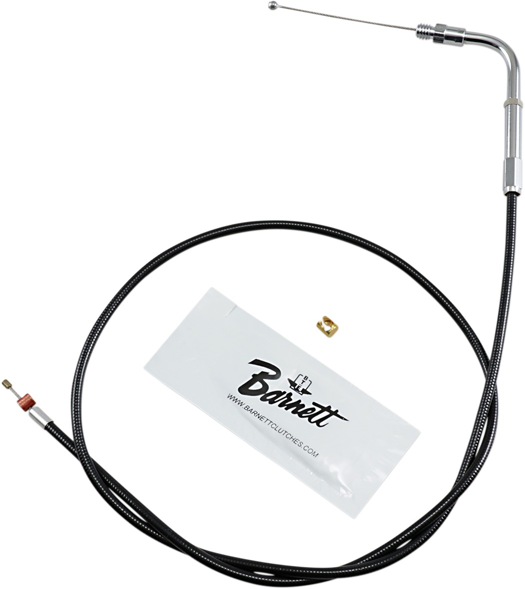 Barnett Vinyl Throttle Cable Black 33" For 83-89 HD Sport Glide - Click Image to Close