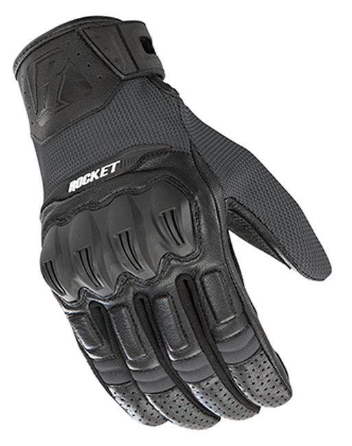 Joe Rocket Phoenix 5.1 Gloves Grey/Black Mens SM - Breathable mesh and leather riding gloves, size SM - Click Image to Close