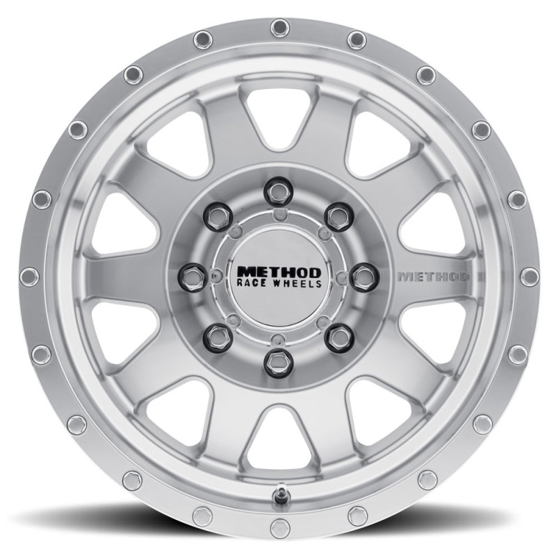MR301 The Standard 20x9 +18mm Offset 8x6.5 130.81mm CB Machined/Clear Coat Wheel - Click Image to Close