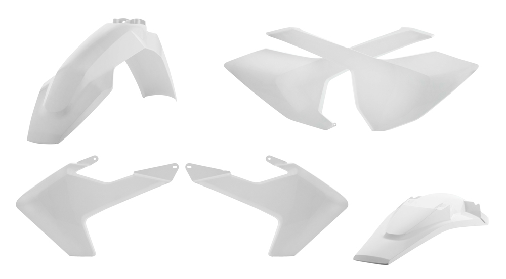 White Plastic Kit - Husqvarna FC TC - Click Image to Close