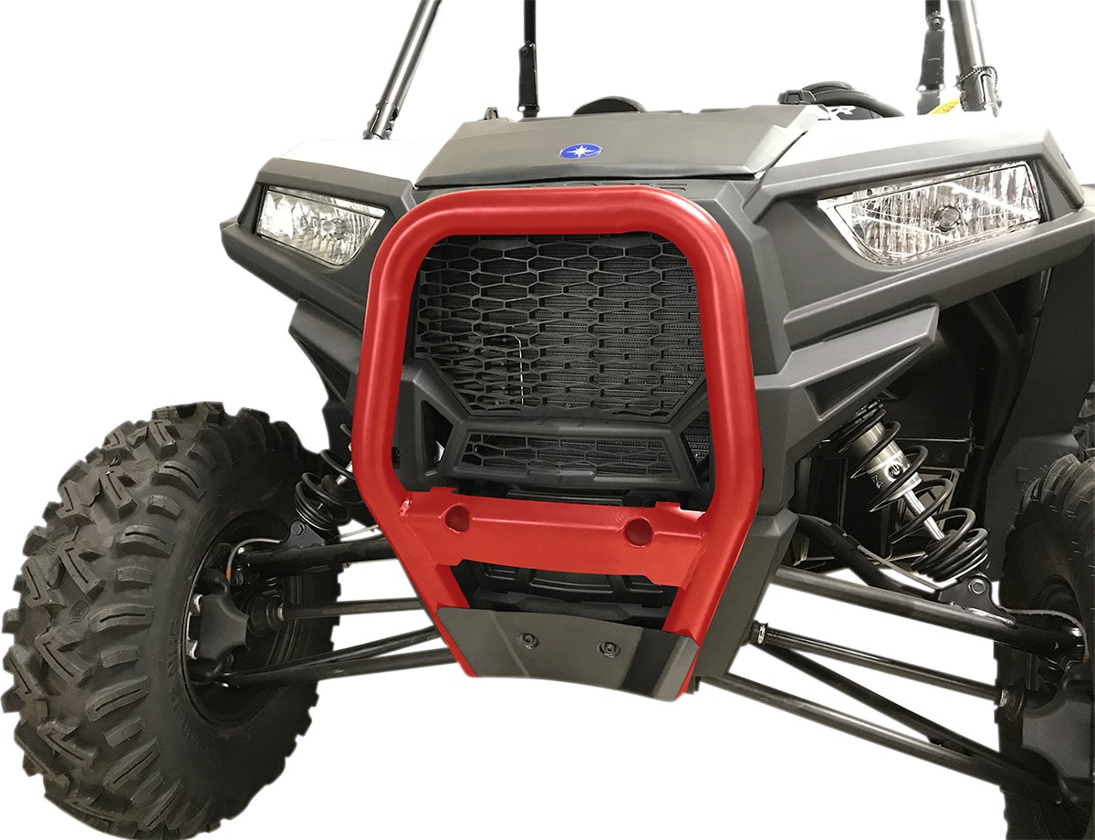 2" Bull Bar Front Bumper Red - For 15-18 Polaris RZR /4 900/1000 /XP - Click Image to Close
