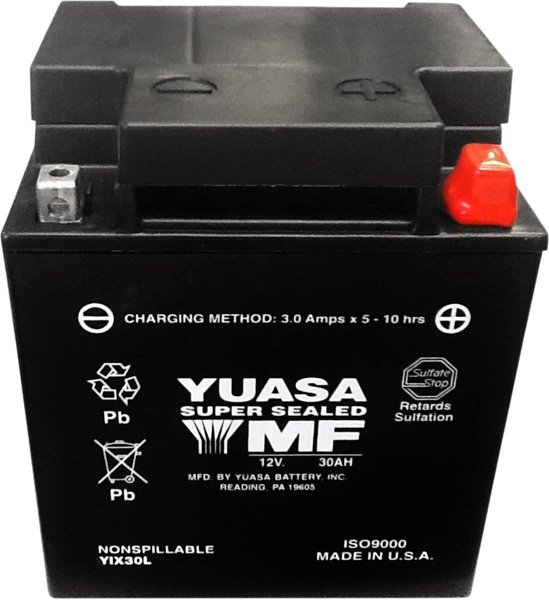 AGM Maintenance Free Battery YIX30L-PW - Click Image to Close