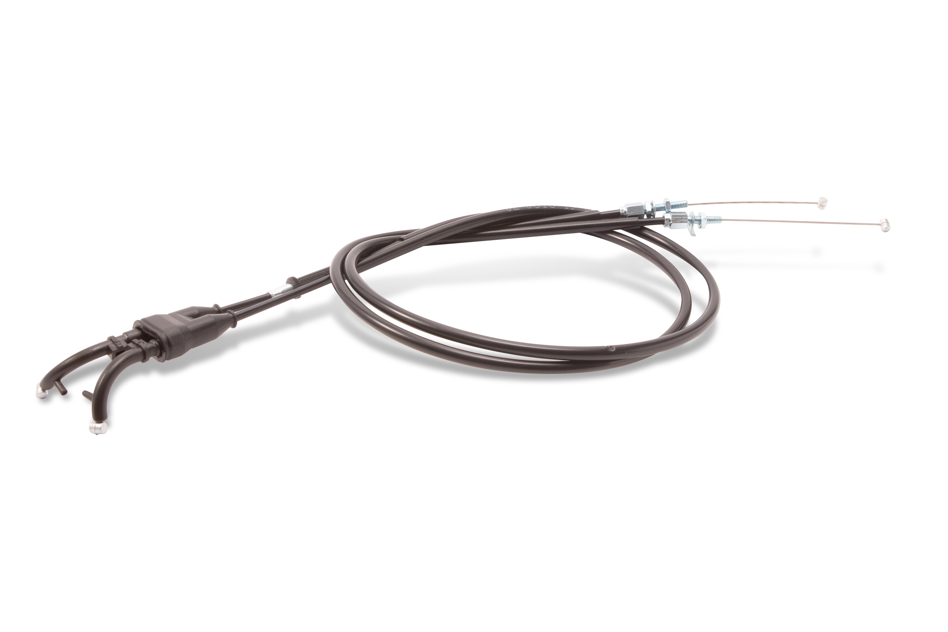 Motion Pro Black Vinyl Throttle Push-Pull Cable Set For Honda CRF450X/L/RL - Click Image to Close