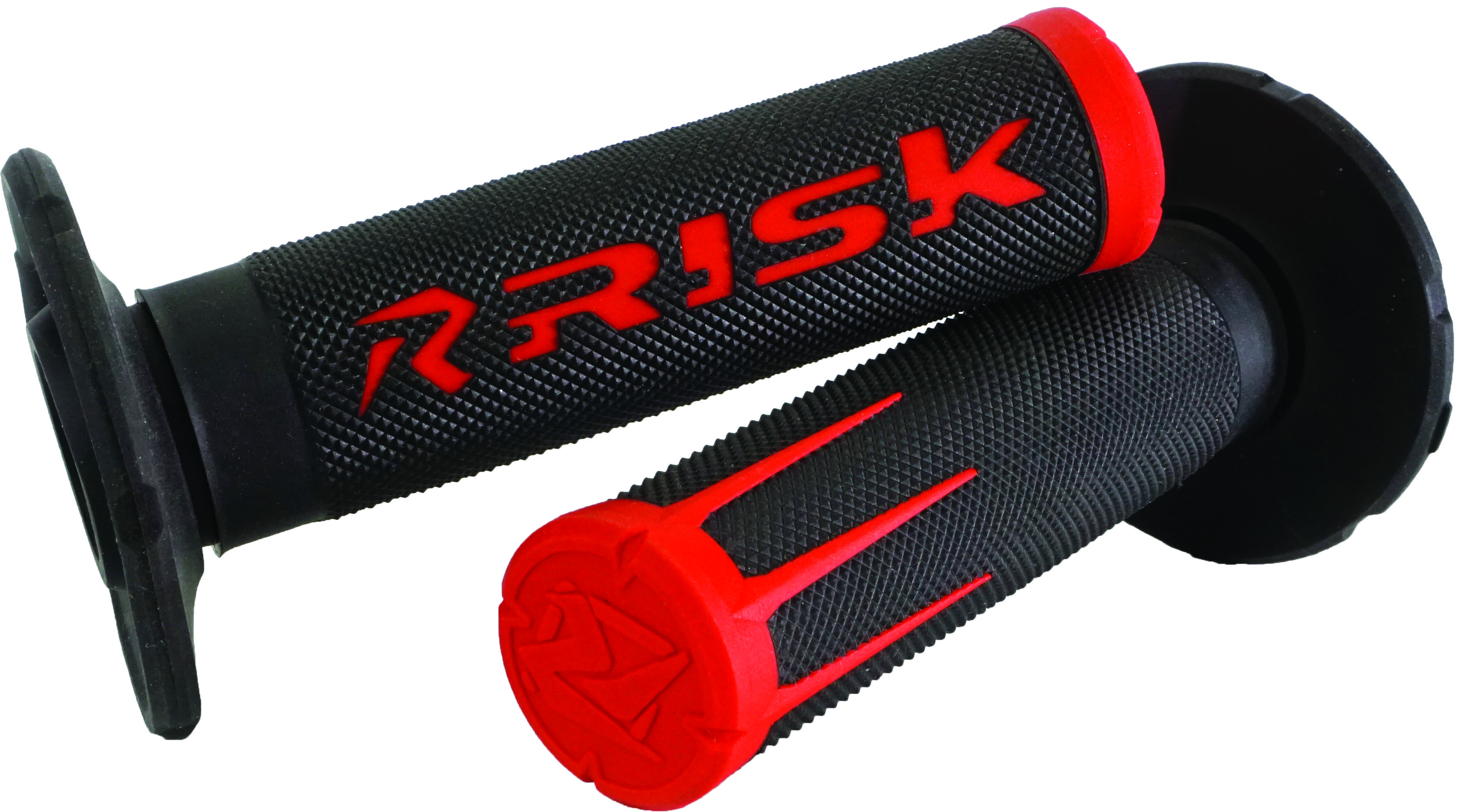 Fusion 2.0 Motorcycle Grips Red - Click Image to Close