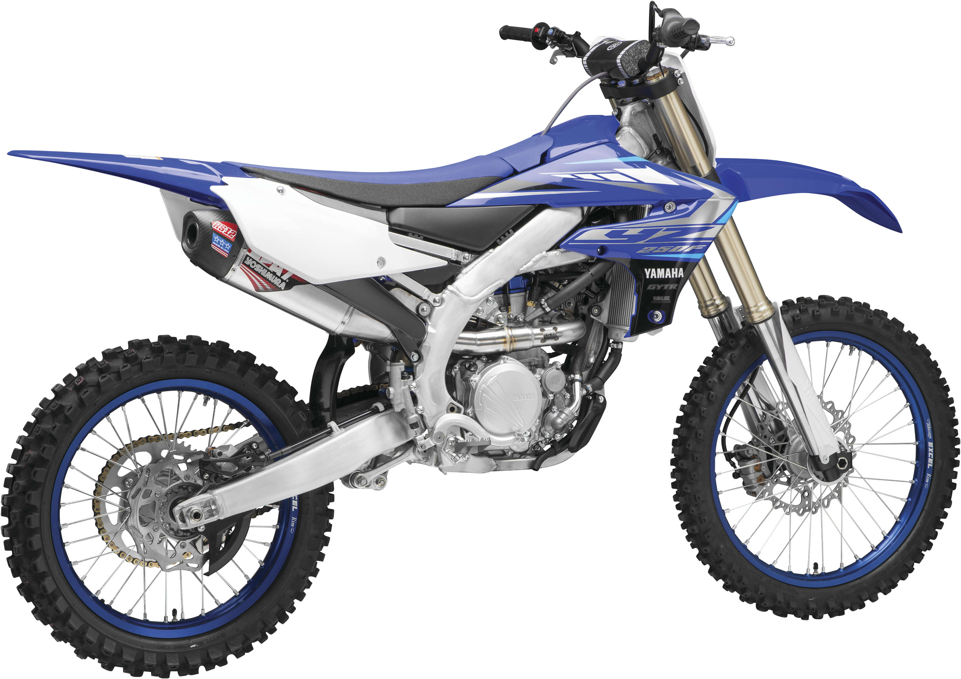 RS-12 Stainless Full Exhaust w/ Aluminum Muffler - For 19-24 Yamaha YZ250F - Click Image to Close