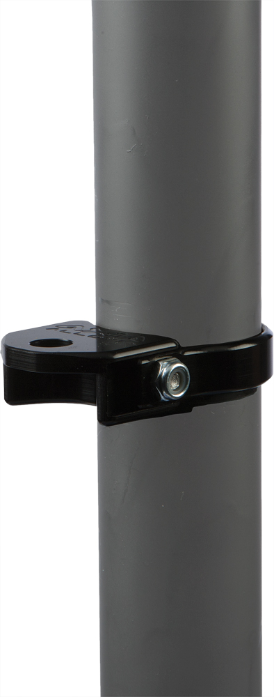 Open Trail Vertical Roll Cage Mount 1.5 Inch Black - Vertical mount for 1.5 in roll cages; universal fit - Click Image to Close
