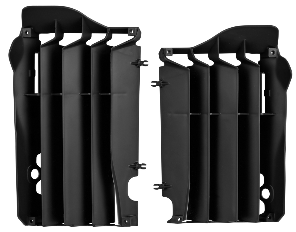 Radiator Louvers - Black - For 13-15 Honda CRF450R - Click Image to Close