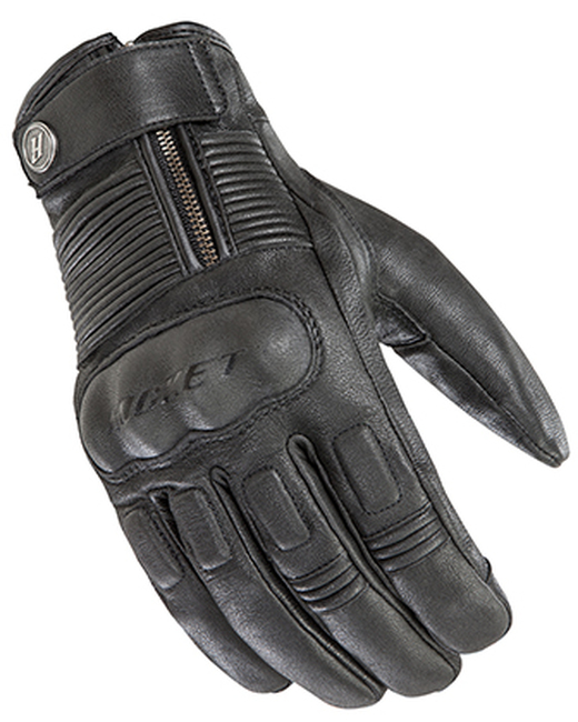Joe Rocket Briton Gloves Black 2XL Men's - Waterproof leather riding gloves, Black, 2XL, Men's - Click Image to Close