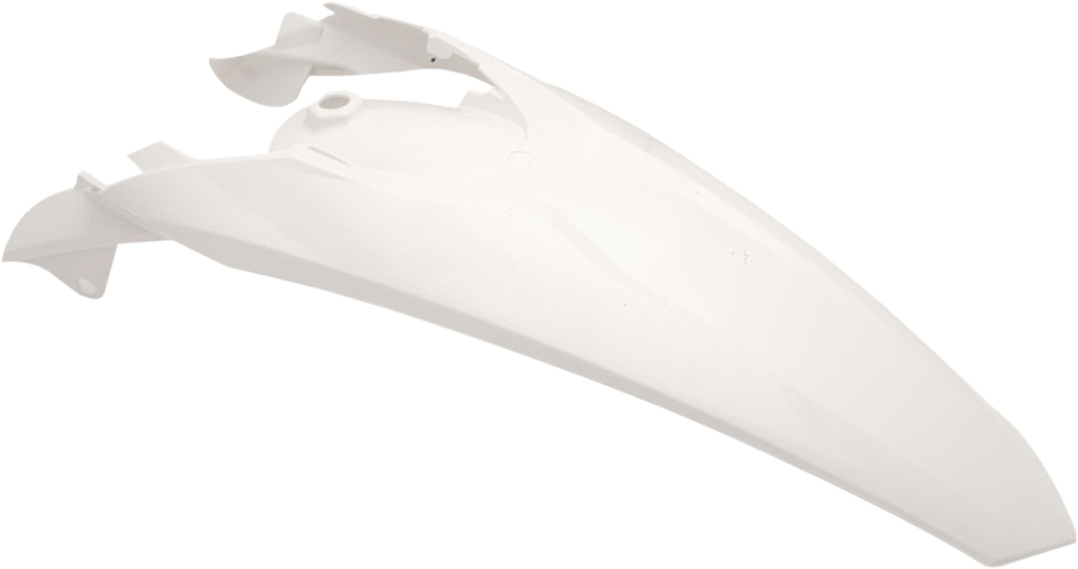 Rear Fender W/ Taillight Tab White - Click Image to Close