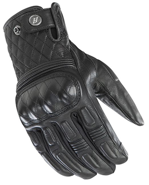 Joe Rocket Diamondback Glove Black Mens 3XL - Cowhide leather, waterproof glove, 3XL, Black - Click Image to Close