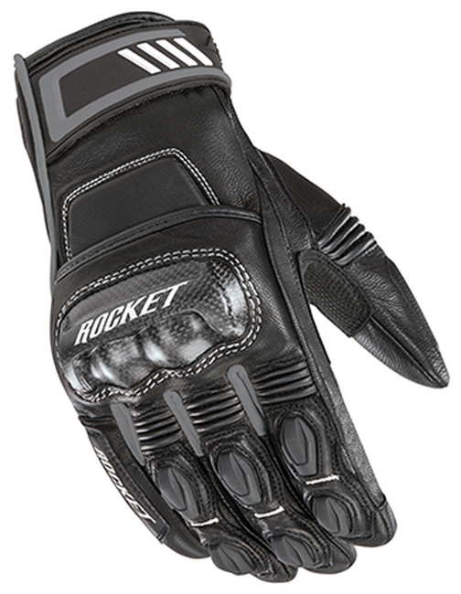 Joe Rocket Highside Glove Black/Grey Mens 2XL - Mens 2XL riding gloves in black/grey - Click Image to Close