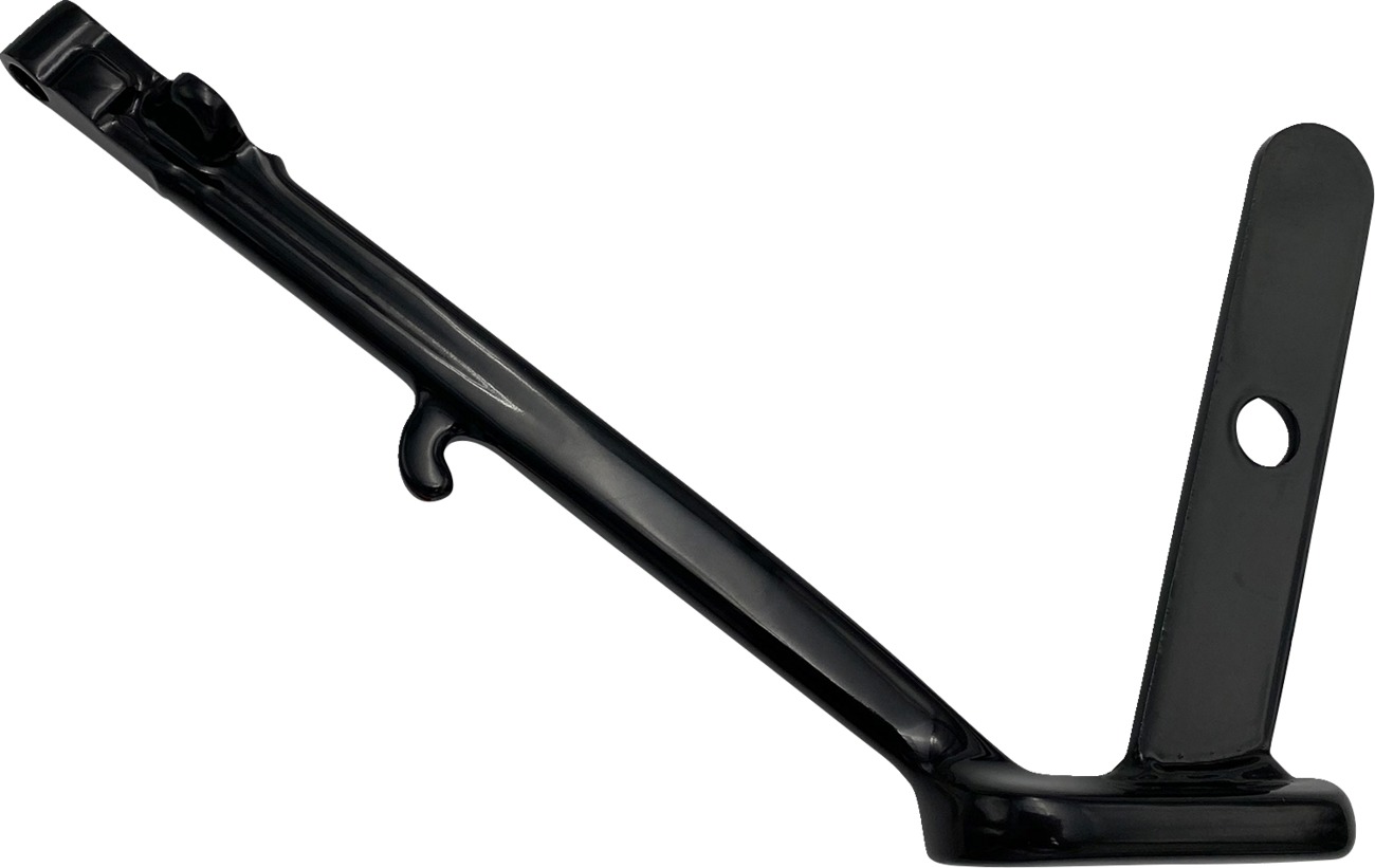 Drag Specialties Extended Kickstand 1in Over Stock Harley Black - Click Image to Close