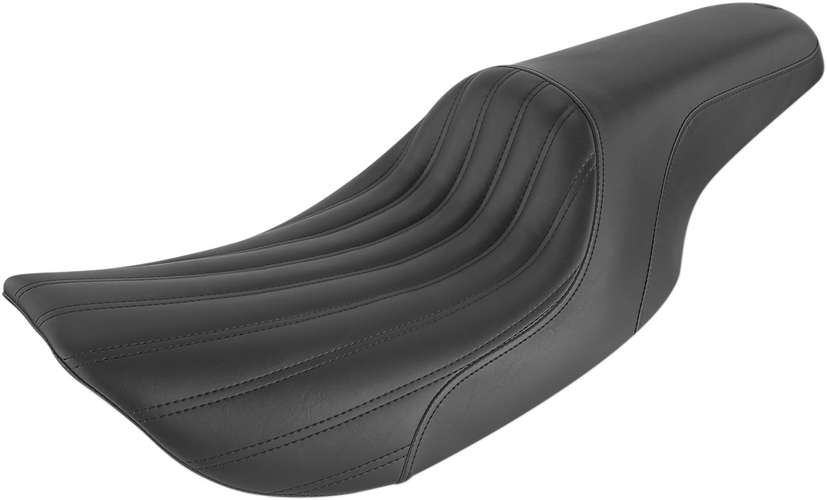 Profiler Knuckle 2-Up Seat Black Gel - 97-07 Harley FLHR 06-07 FLHX - Click Image to Close