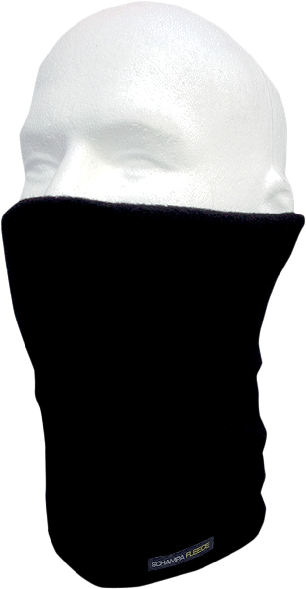 Schampa Double-Layer Fleece Neck Gaiter Black One Size - Click Image to Close