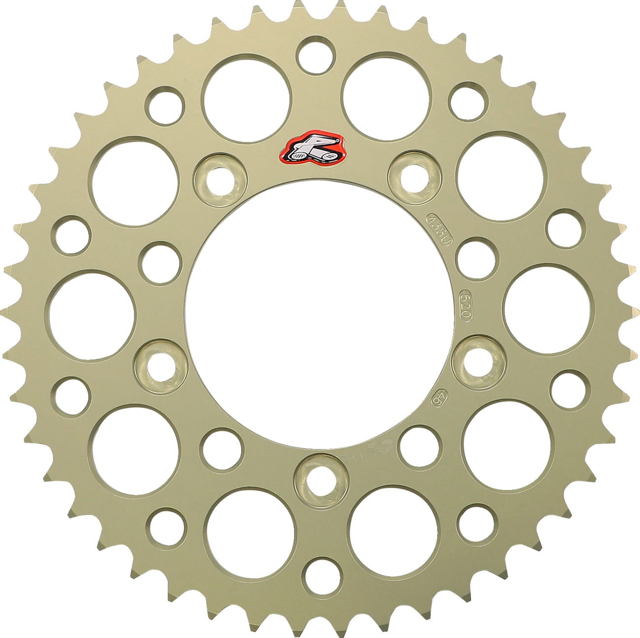Renthal Rear Aluminum Sprocket 520 46T Hard Anodized For Ducati Monster Scrambler - Click Image to Close