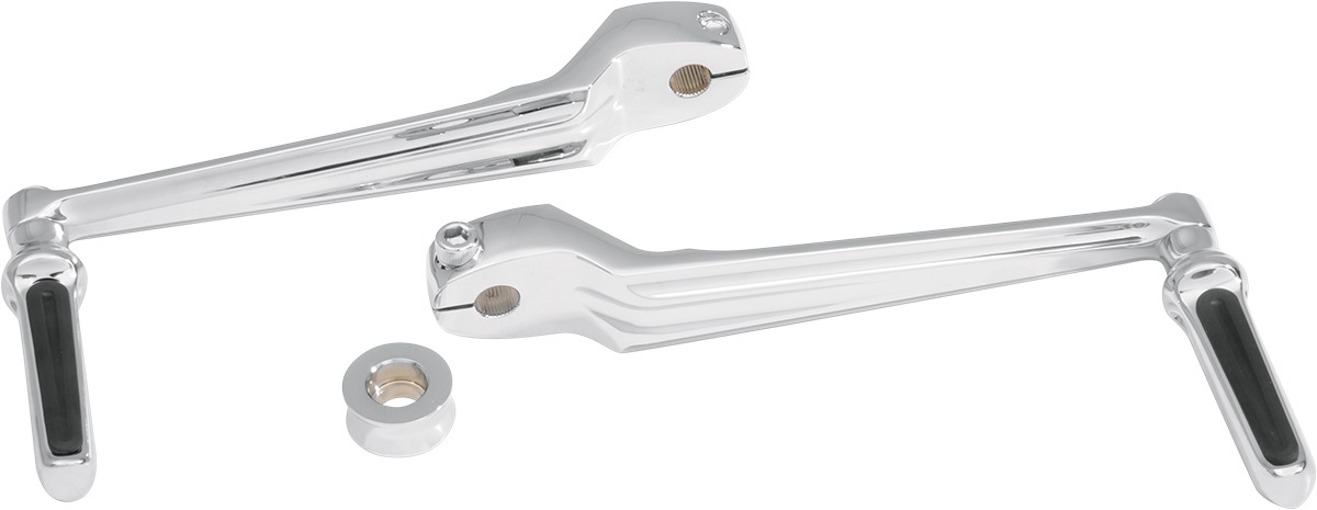 Contour Aluminum Heel & Toe Shift Lever Chrome - Click Image to Close