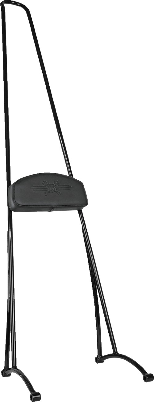 Burly Brand Stupid Tall Sissy Bar Black Fits XL 2004-2022 - Click Image to Close