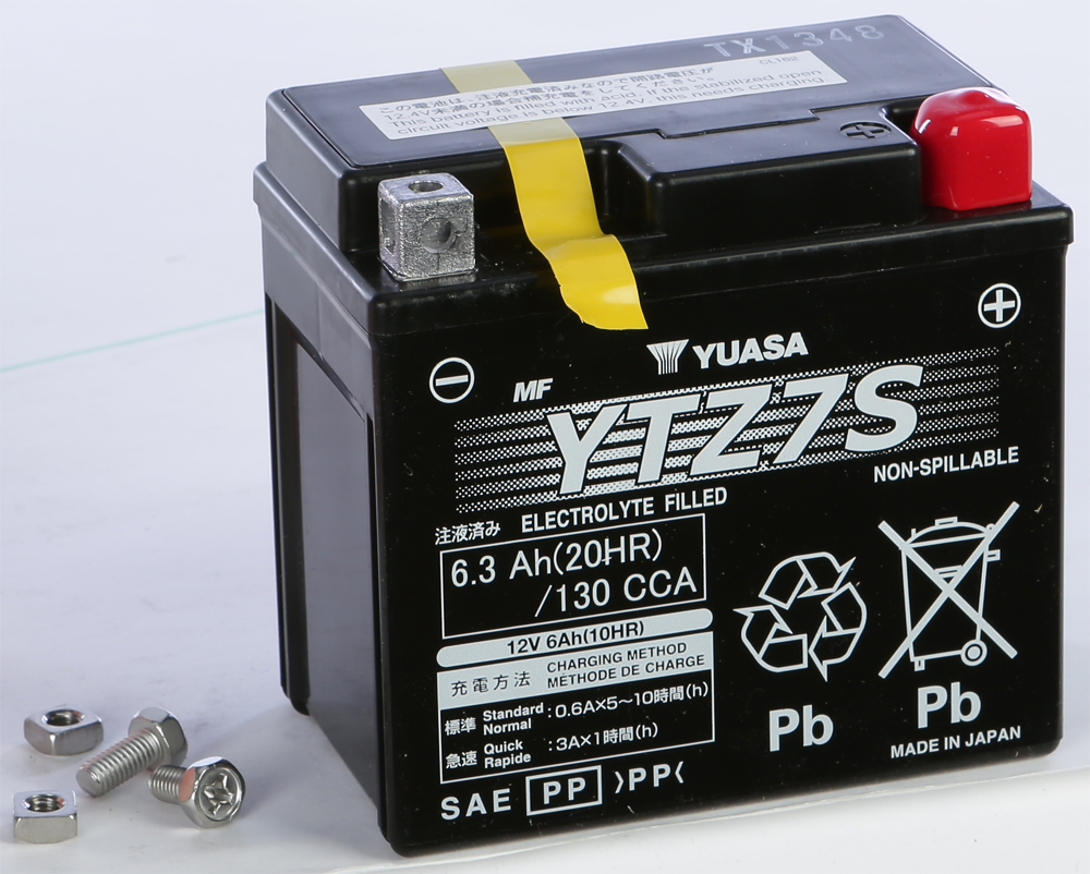 AGM Maintenance Free Battery YTZ7S - Click Image to Close
