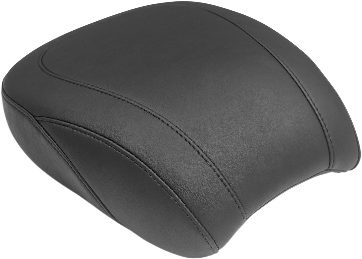 Mustang Wide Tripper Solo Rear Seat Smooth Black Fits FLHC/FLDE - Click Image to Close